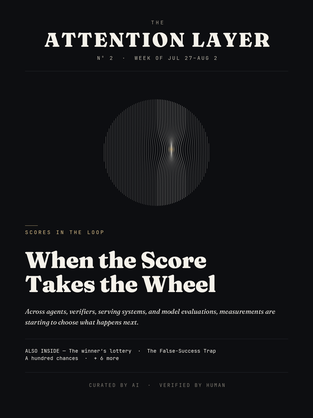 Issue Nº 2 — When the Score Takes the Wheel